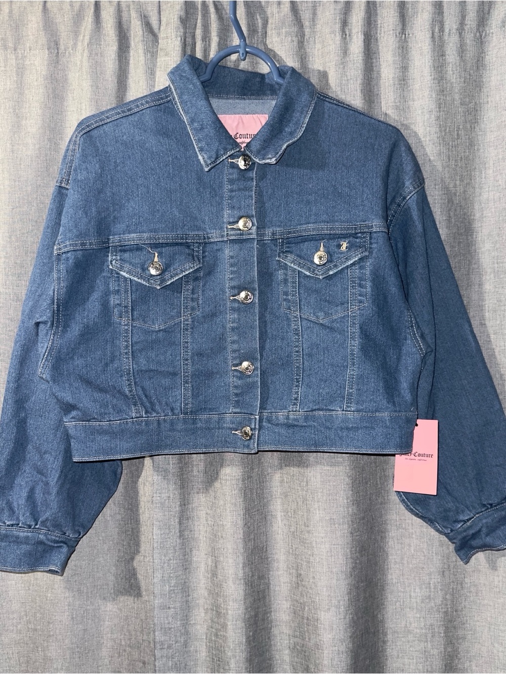 Juicy Couture Cropped Denim Jacket
